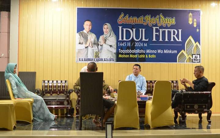 Hari Pertama Lebaran, Sejumlah Petinggi di Kota Bima Sambangi Kediaman Aji Man