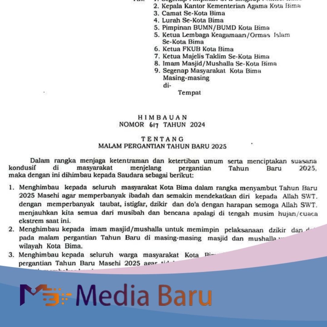 Pemkot Bima Larang Warganya Bergadang, Anjurkan Bertaubat