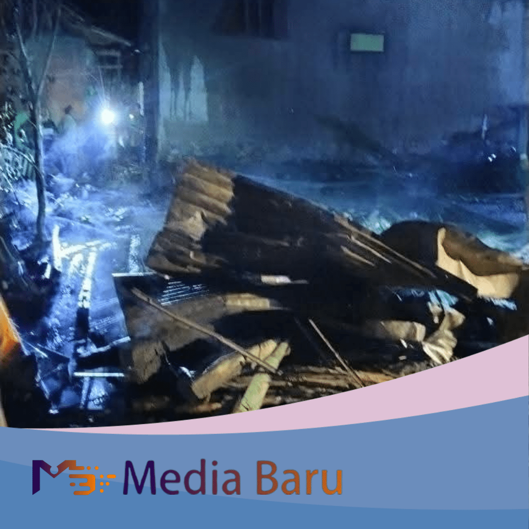 Kebakaran Hebat Dua Rumah Rata dengan Tanah