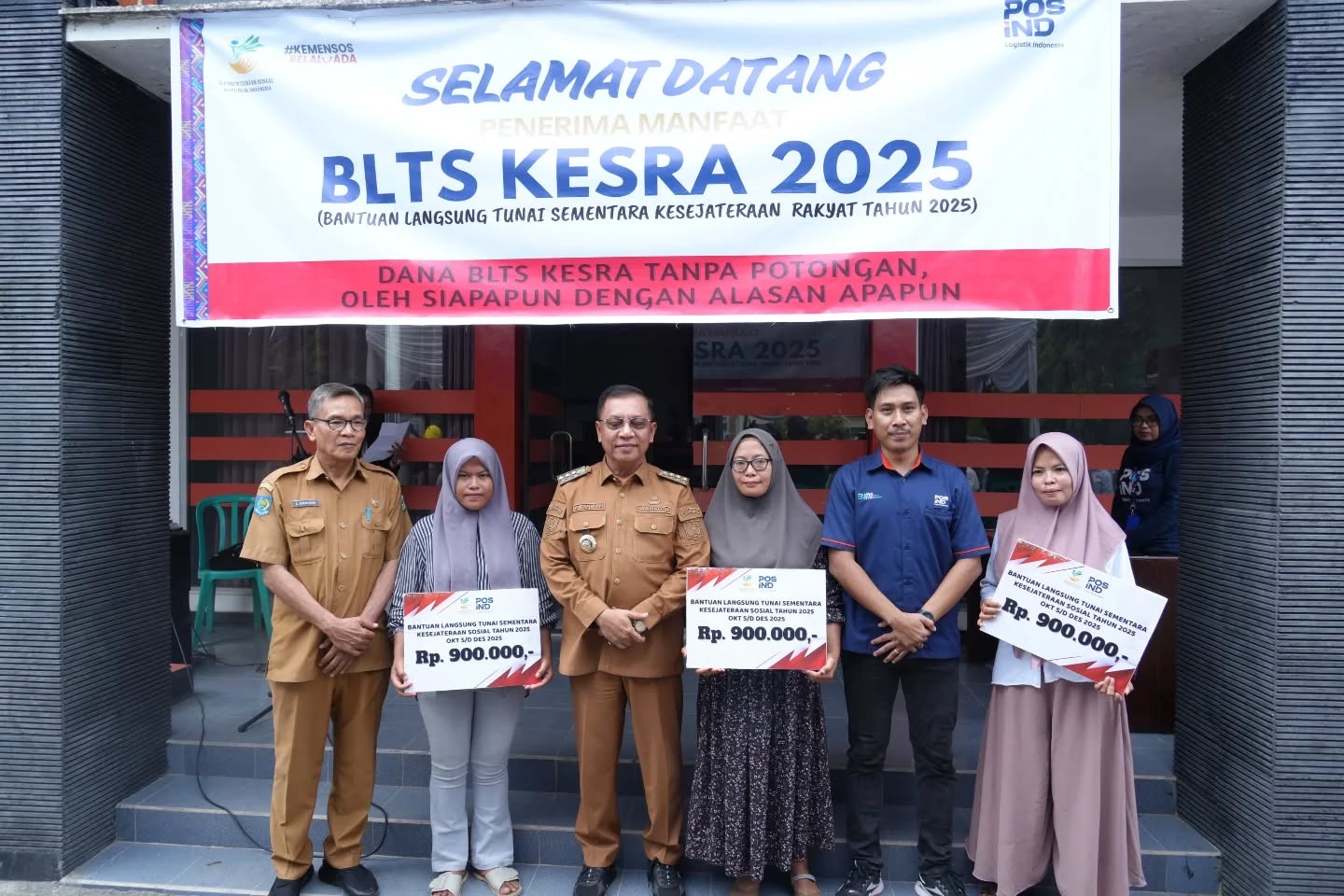 Wali Kota Bima Hadiri Penyaluran BLTS Kesra 2025