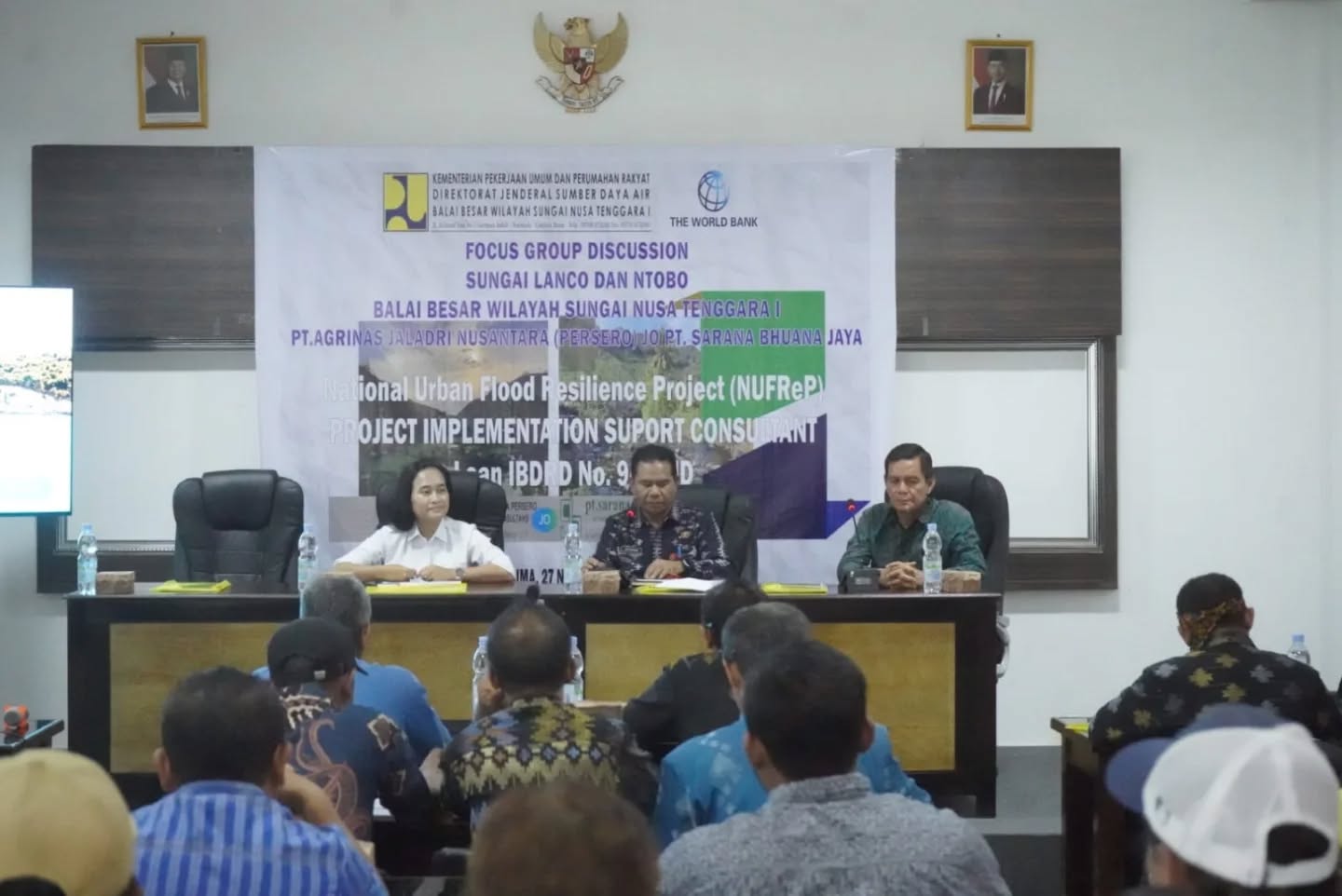 Penataan Sungai Lanco dan Ntobo dalam Program NUFReP