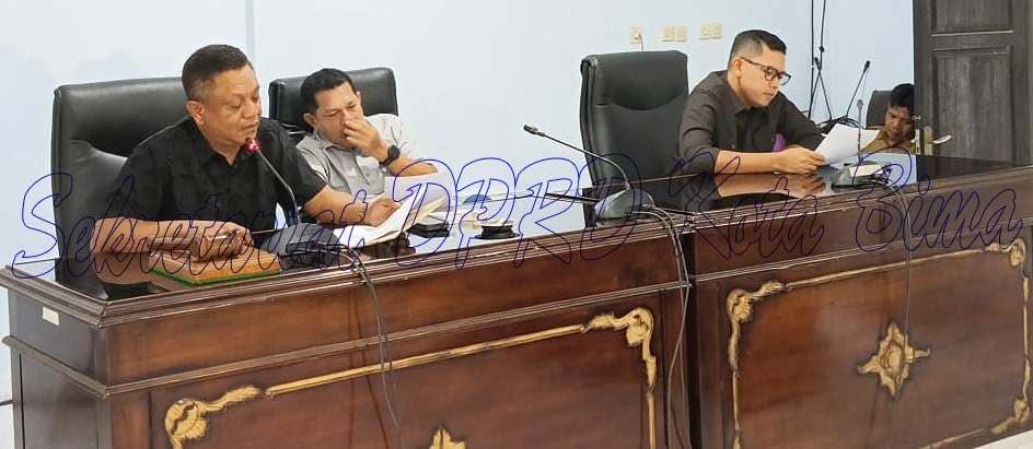 Banmus DPRD Kota Bima Tetapkan Rancangan Jadwal Masa Sidang II Tahun Dinas 2026
